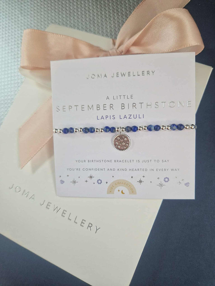 Joma Jewellery | Children’s September Birthstone Bracelet
