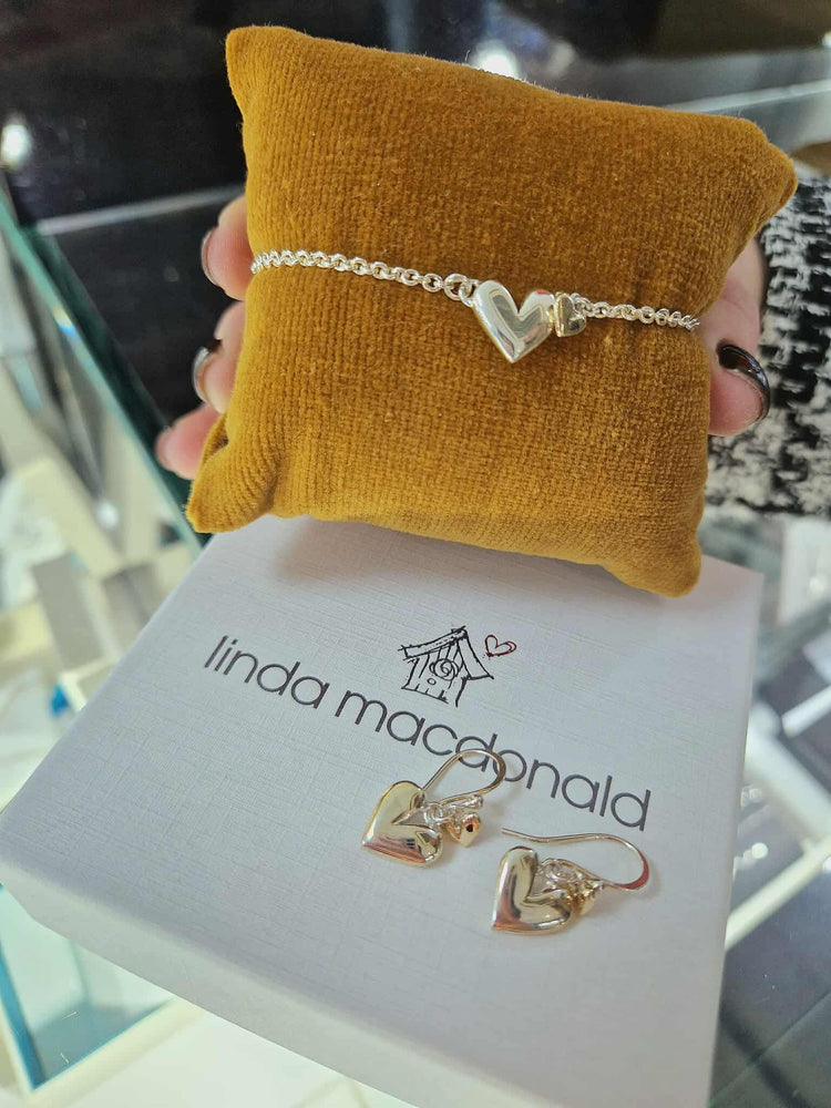 Linda Macdonald | You And Me Heart Bracelet