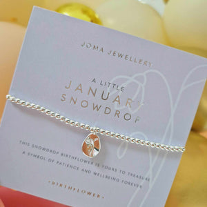 Joma Jewellery | January Birthflower Necklace