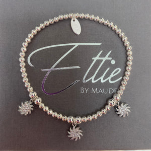 Ettie | Triple CZ Swirl Bracelet