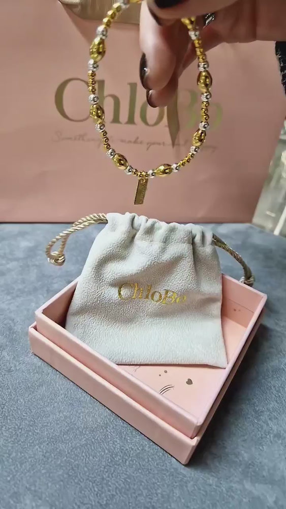 
            
                Load and play video in Gallery viewer, ChloBo | Gold and Silver Cute Oval Bracelet
            
        