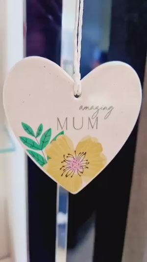 
            
                Load and play video in Gallery viewer, Belly Button Designs | Amazing Mum Ceramic Heart Decoration
            
        