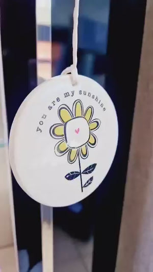 
            
                Load and play video in Gallery viewer, Belly Button Designs | You Are My Sunshine Hanging Decoration
            
        