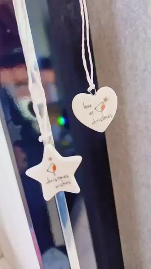 
            
                Load and play video in Gallery viewer, Belly Button Designs | Love At Christmas Mini Hanging Decoration
            
        