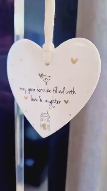 
            
                Load and play video in Gallery viewer, Belly Button Designs | May Your Home Be Filled… Hanging Decoration
            
        