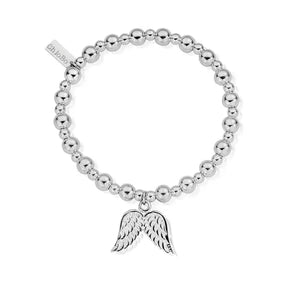 ChloBo | Mini Small Ball Double Angel Wing Bracelet