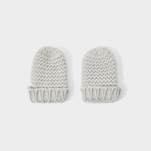 Katie Loxton Knitted Baby Hat & Mittens Set | Grey