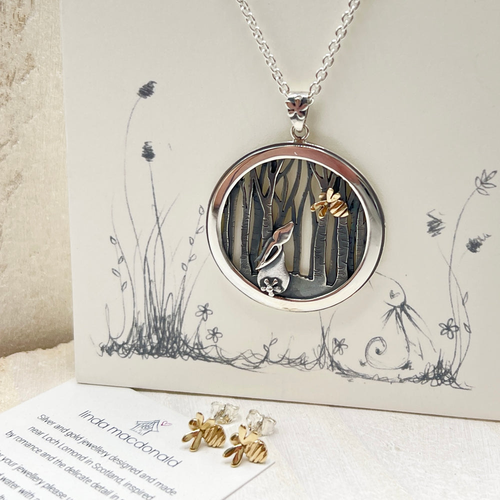 Linda Macdonald | Bunny and Bee Necklace