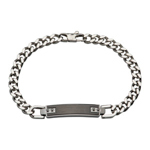 Unique & Co | Stainless Steel Bracelet with Black IP Plating