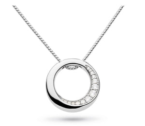 
            
                Load image into Gallery viewer, Kit Heath | Bevel Cirque CZ Necklace
            
        