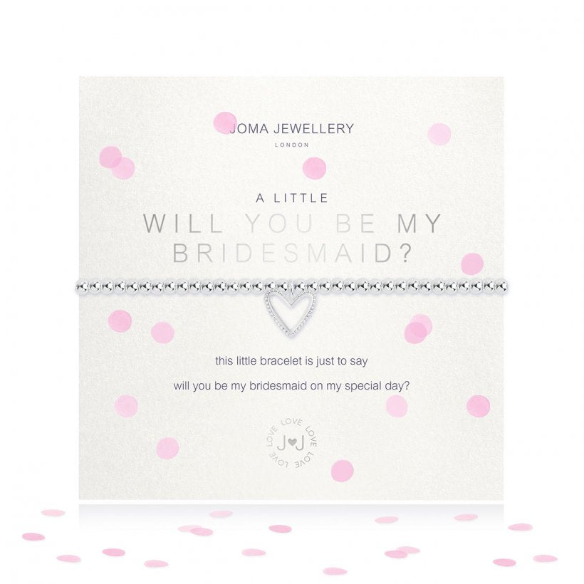 Joma Jewellery | Will You Be My Bridesmaid Bracelet