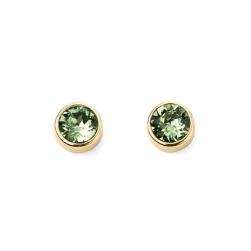 August Birthstone Stud Earrings