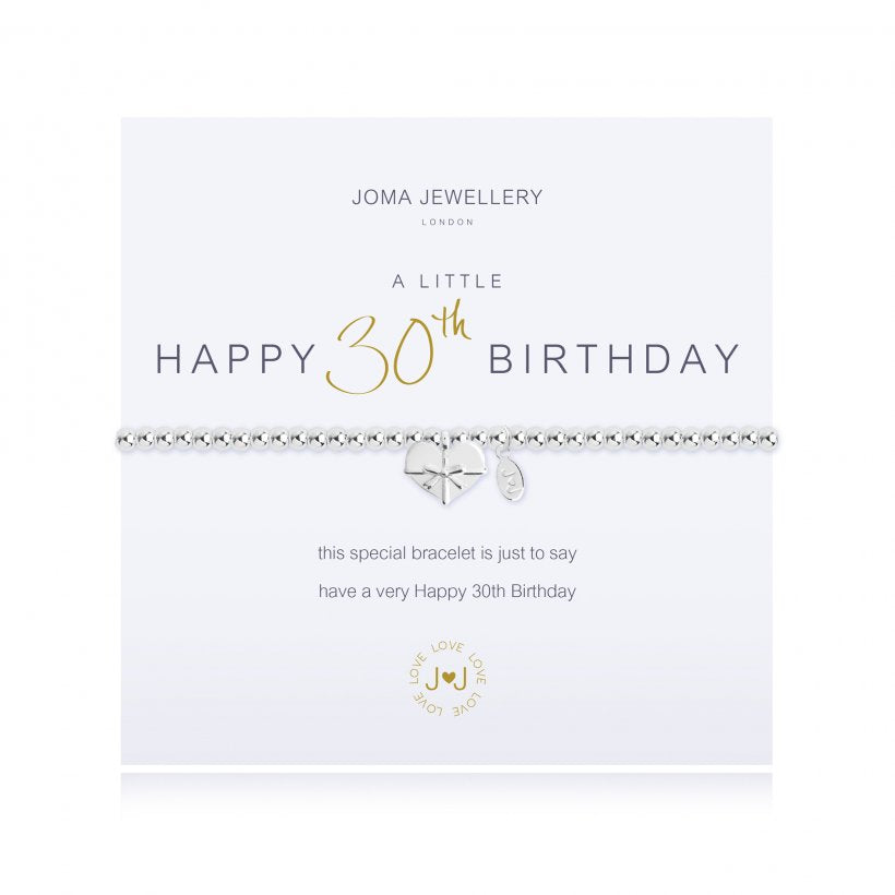 
            
                Load image into Gallery viewer, Joma Jewellery | Happy 30th Birthday Bracelet
            
        
