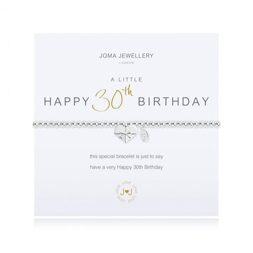 Joma Jewellery | Happy 30th Birthday Bracelet