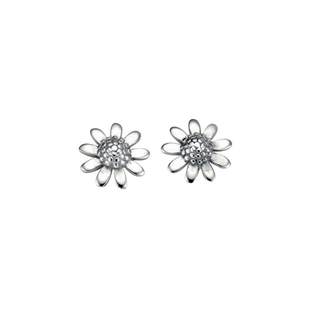 
            
                Load image into Gallery viewer, Sterling Silver Flower Stud Earrings
            
        