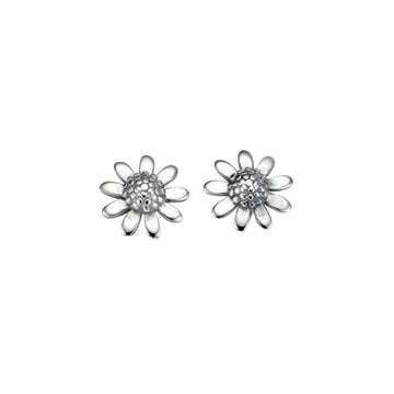 Sterling Silver Flower Stud Earrings