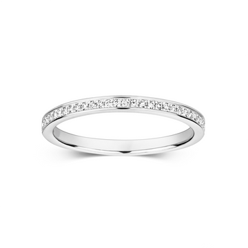 9ct White Gold Diamond Eternity Ring