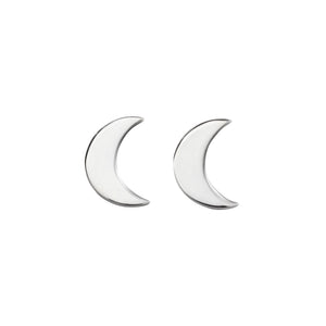 Sterling Silver Moon Earrings