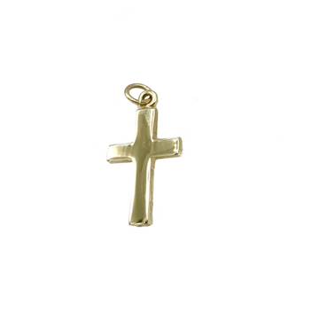 9ct Yellow Gold Cross (No Chain)