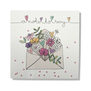 Belly Button Designs | A Note To Say Card