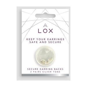 Lox Silver Secure Earring Backs