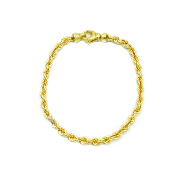 9ct Yellow Gold Rope Bracelet