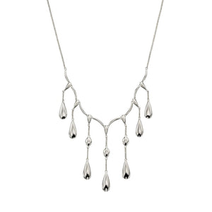 
            
                Load image into Gallery viewer, Sterling Silver Raindrop Necklace
            
        