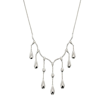 Sterling Silver Raindrop Necklace