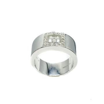 9ct White Gold and Diamond Gents Ring