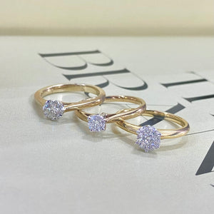 9ct Yellow Gold, Solitaire Diamond Ring - Maudes The Jewellers