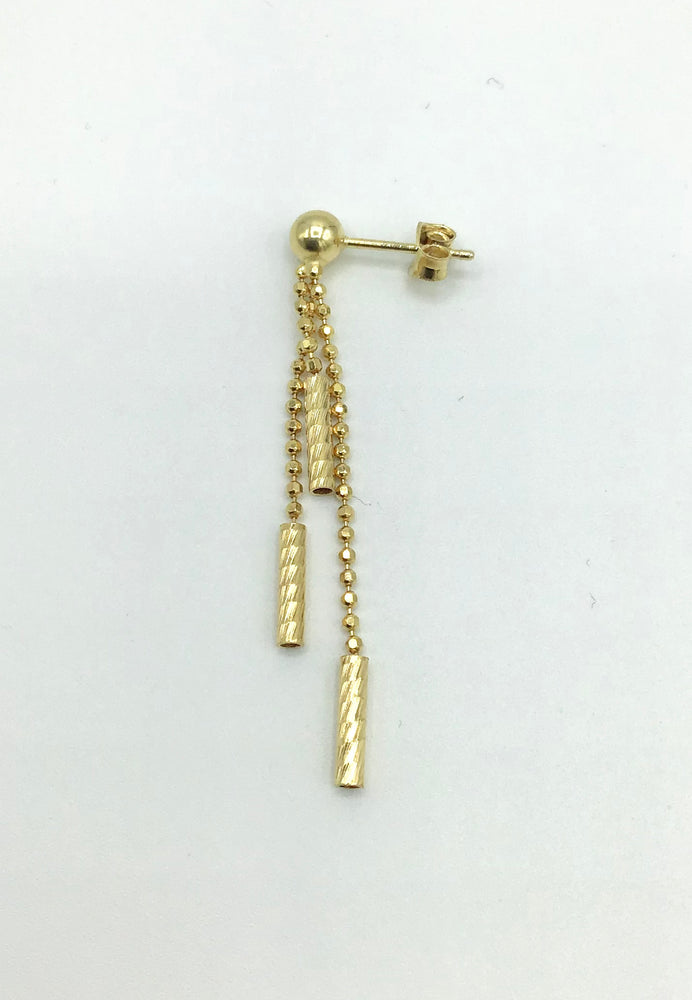 9ct Yellow Gold Tassel Earrings - Maudes The Jewellers