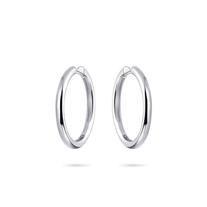 Gisser | Polished Bold Bands Hoops