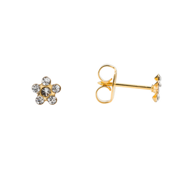 Studex Tiny Tips White Daisy Stud Earrings