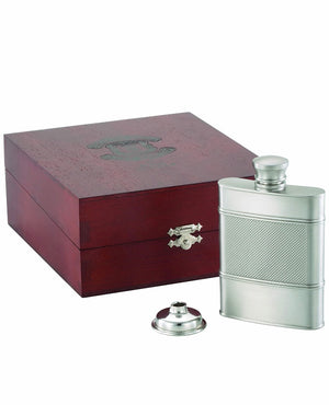 Royal Selangor Pewter Hip Flask - Maudes The Jewellers