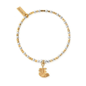 ChloBo | Gold and Silver Folded Feather Bracelet