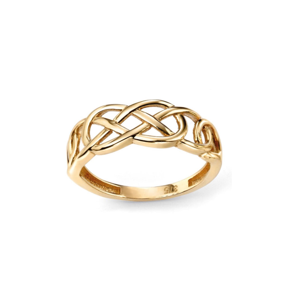 9ct Yellow Gold Celtic Pattern Ring