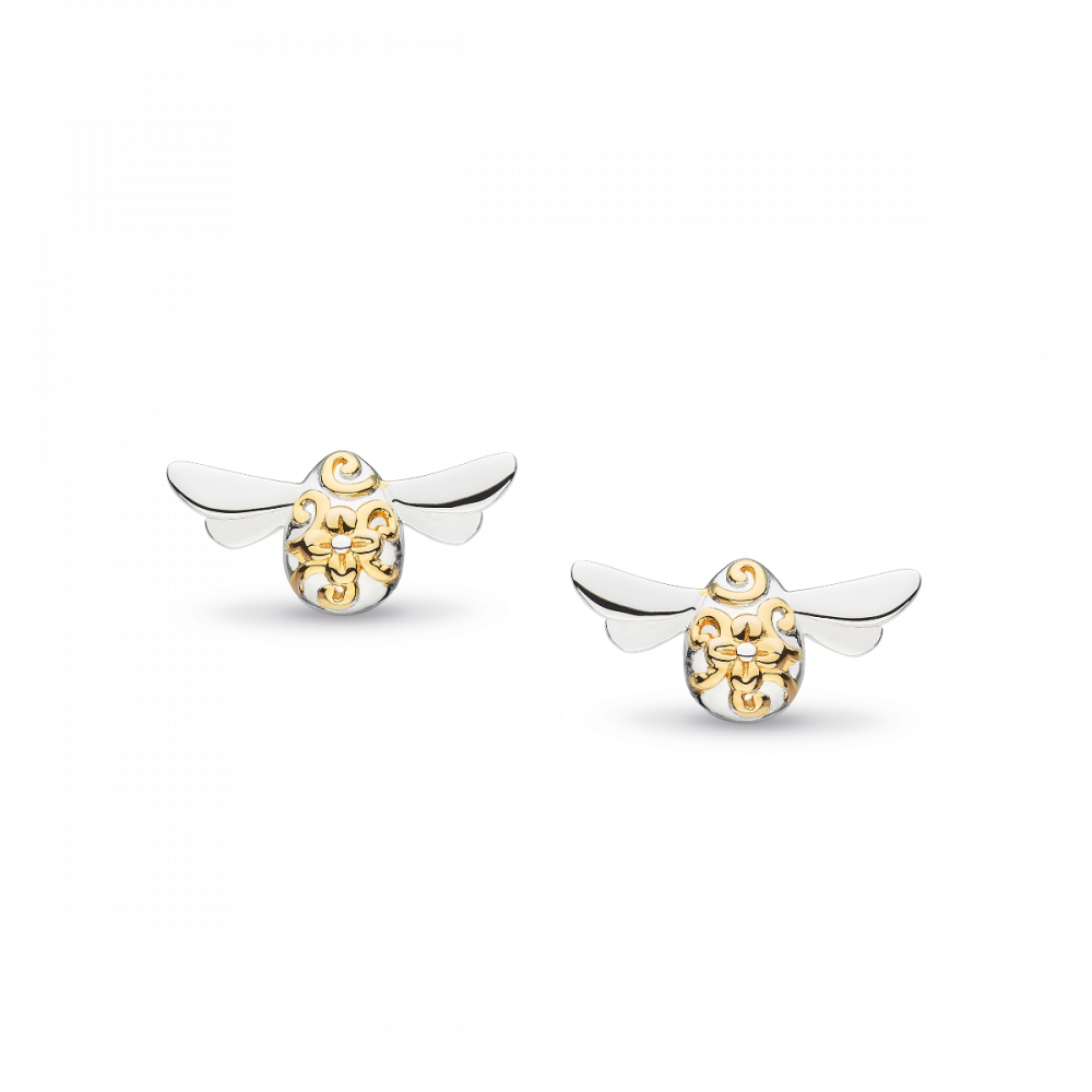 Kit Heath | Blossom Flyte Honey Bee Stud Earrings