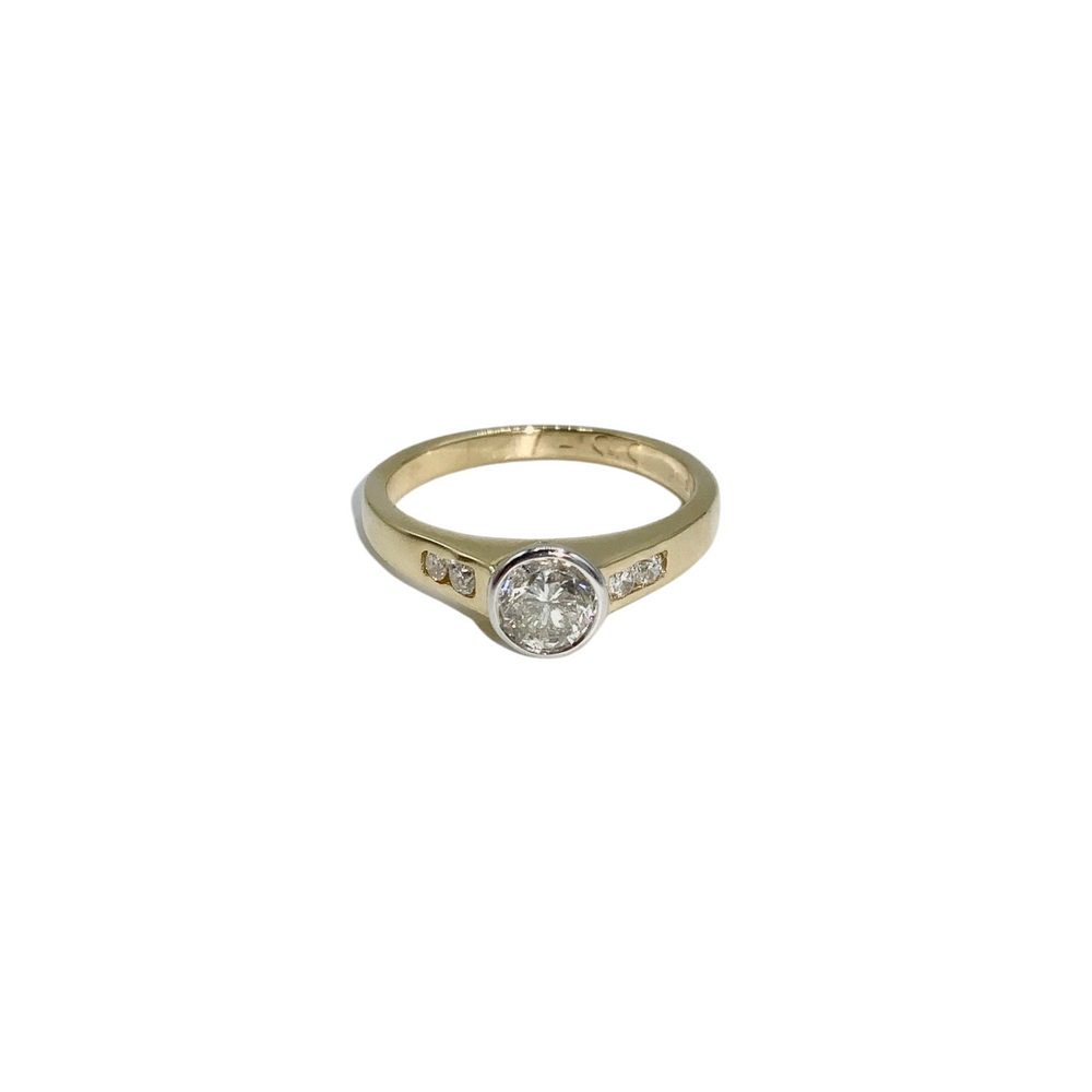 18ct Yellow Gold Diamond Engagement Ring - Maudes The Jewellers