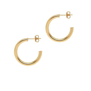 The Hoop Station La Napoli Hoops - Gold - Maudes The Jewellers