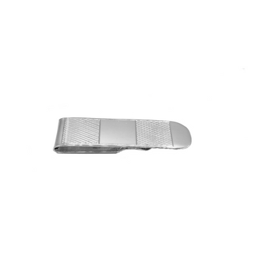 Sterling Silver Engine Turned Slim Money Clip