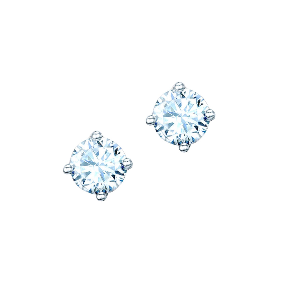 
            
                Load image into Gallery viewer, Real Effect | Sterling Silver with Cubic Zirconia Earrings
            
        