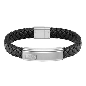 Boss | Gents Lander Leather Bracelet