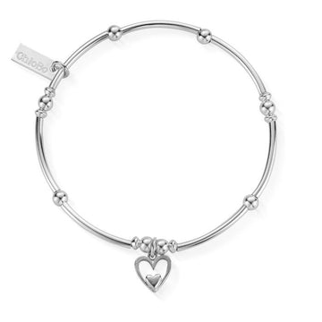 ChloBo | Mini Noodle Ball Heart In Heart Bracelet