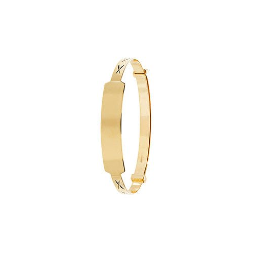 
            
                Load image into Gallery viewer, 9ct Yellow Gold Babies ID Bracelet
            
        
