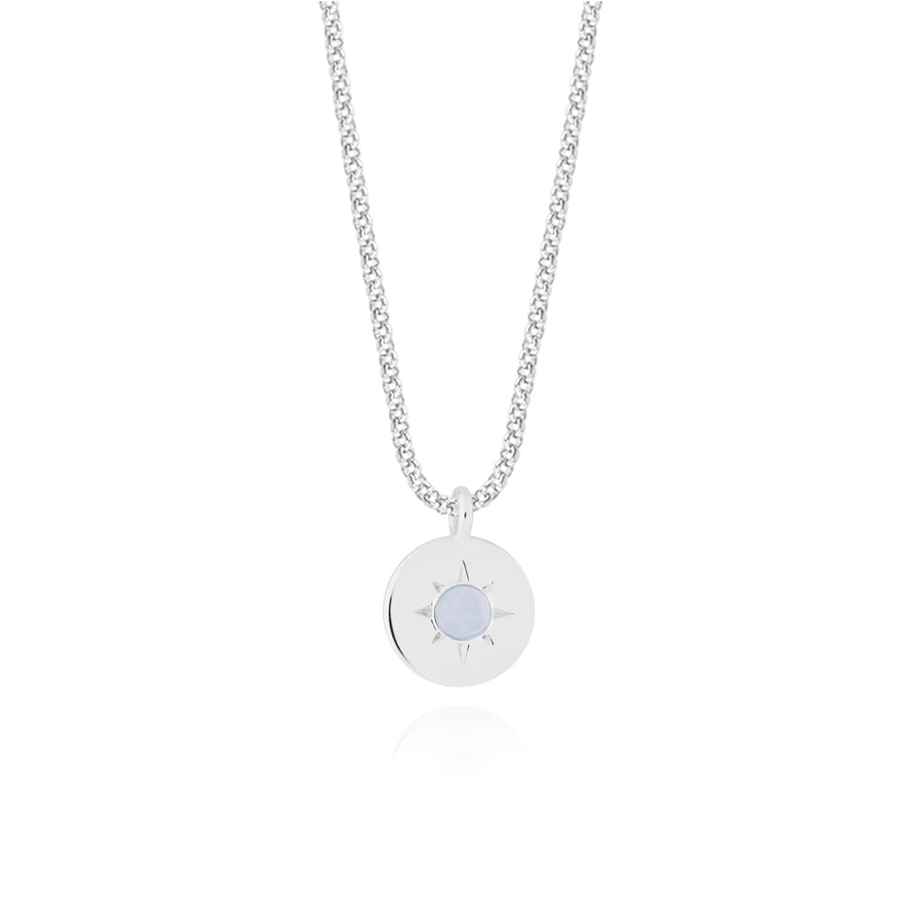 Joma Jewellery | March Birthstone Necklace