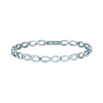 Real Effect | Sterling Silver Figure of 8 Bracelet