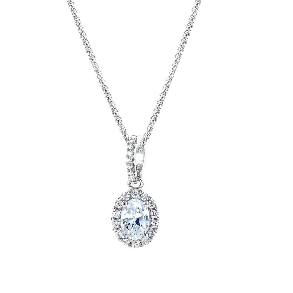 Real Effect | Sterling Silver and Cubic Zirconia Pendant