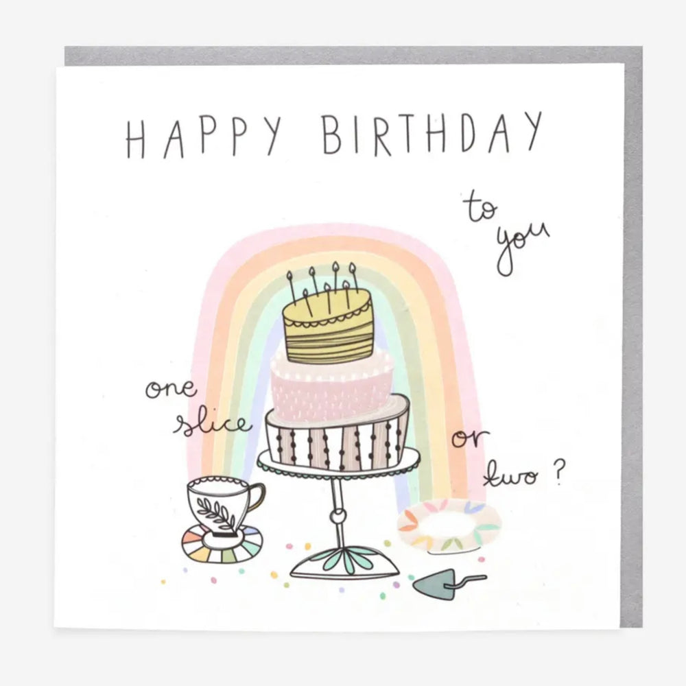 Belly Button Designs | Happy Birthday To You Card | One Slice Or Two