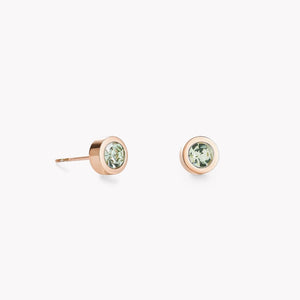 Coeur De Lion | Pale Green Stud Earrings