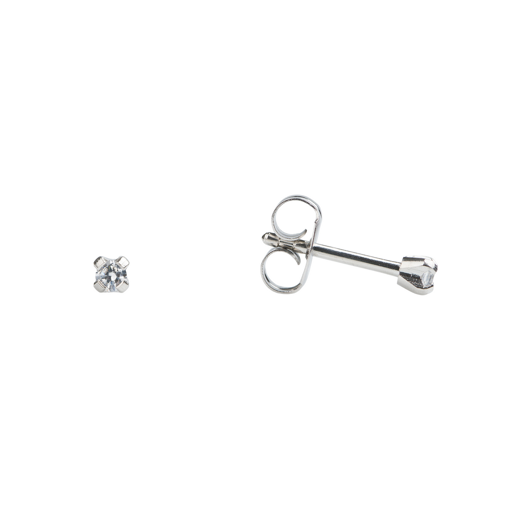 Studex Tiny Tips 2mm CZ Stud Earrings Maudes The Jewellers